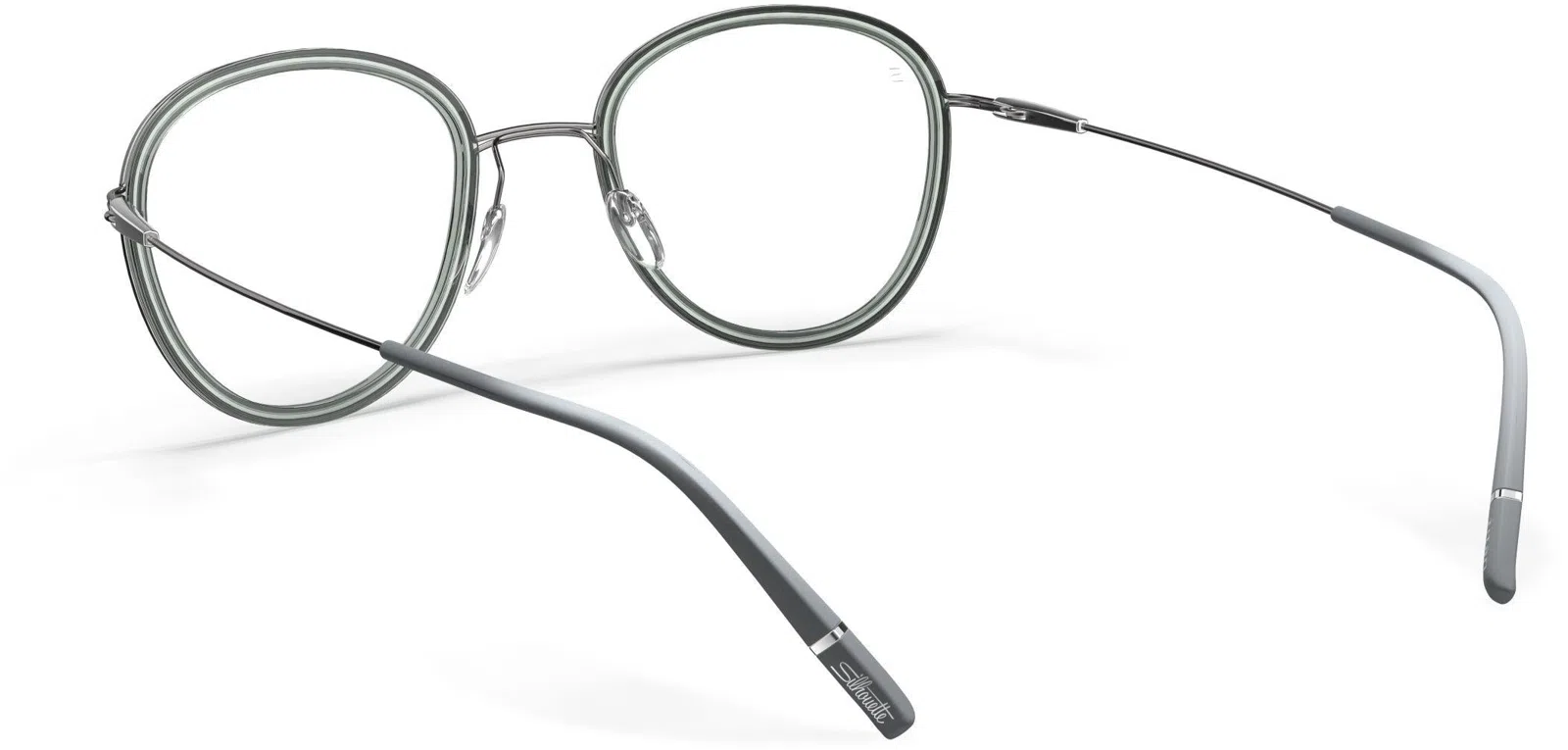 Silhouette Dynamics Colorwave Contour 5581 Eyeglasses - Ruthenium / Graphite - view 27
